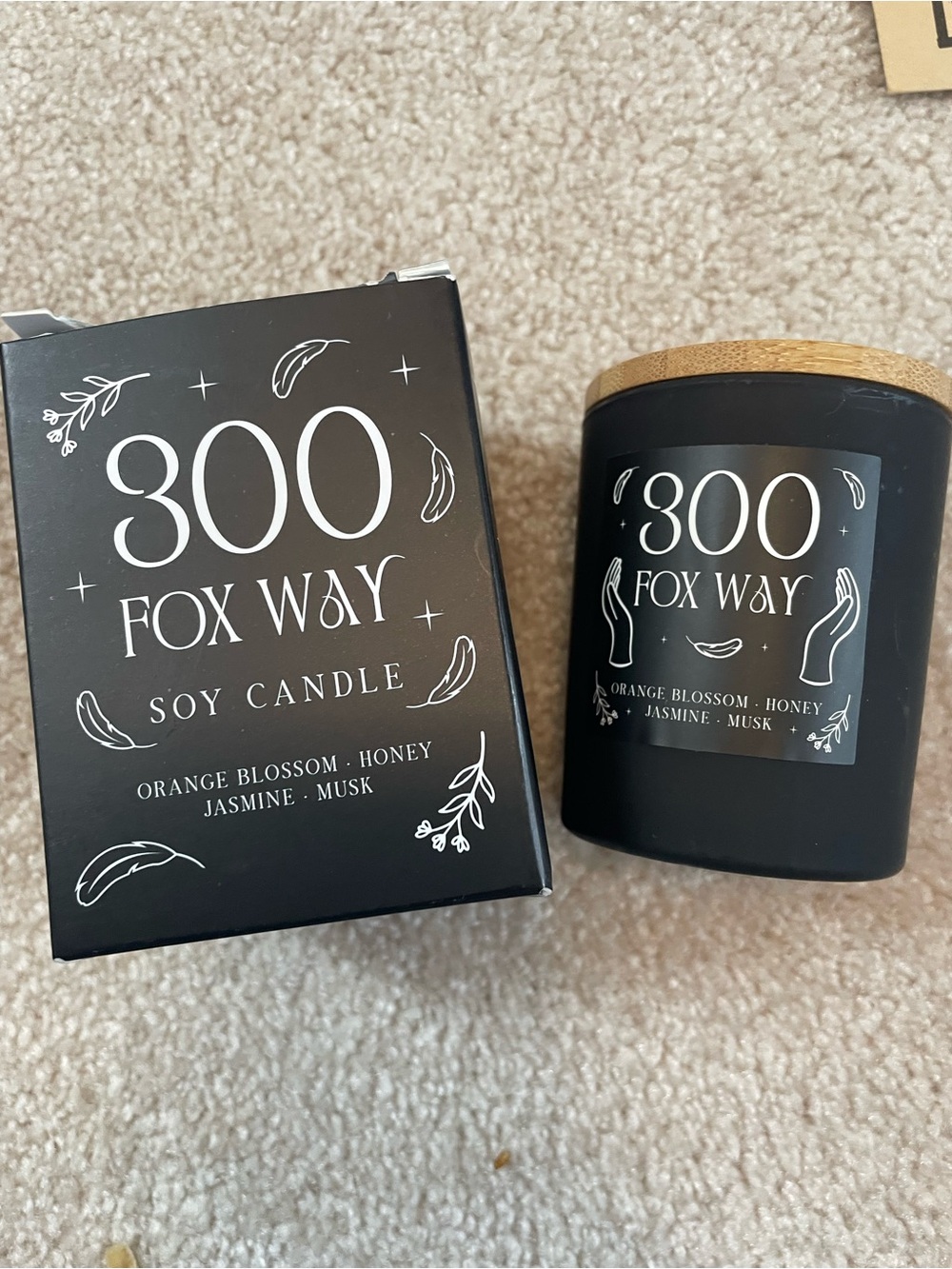 Fairyloot | 300 Fox Way Soy Candle with Wooden Lid
